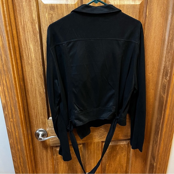 Women’s PrettyLittleThing Black Zip Up Jacket 18 - Picture 4 of 5